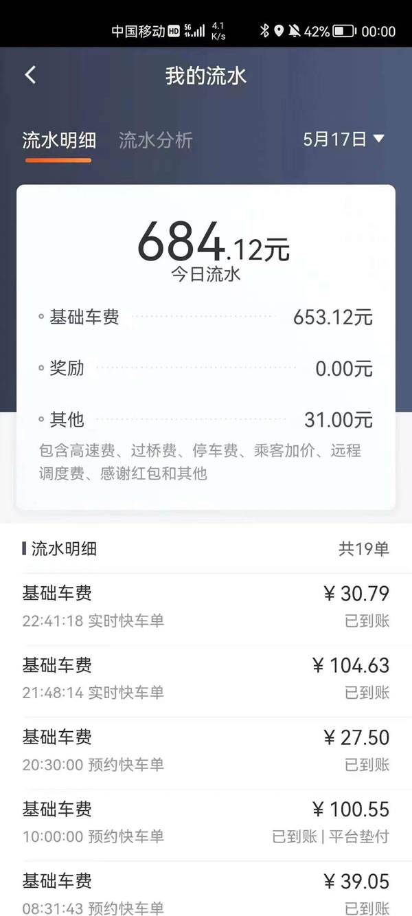 廣州網(wǎng)約車司機(jī)真實(shí)收入