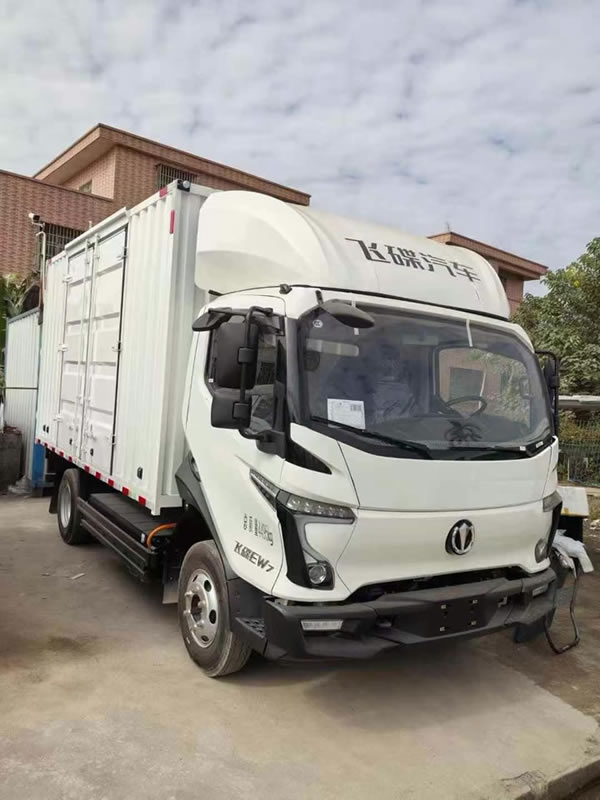 廣州4.2米電車出租飛蝶ew7新能源貨車